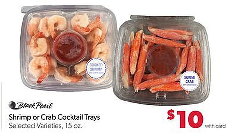 Black Pearl Shrimp or Crab Cocktail Trays - VG’s Grocery weekly ad deal