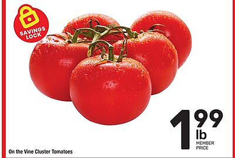 On the Vine Cluster Tomatoes - Tom Thumb weekly ad deal
