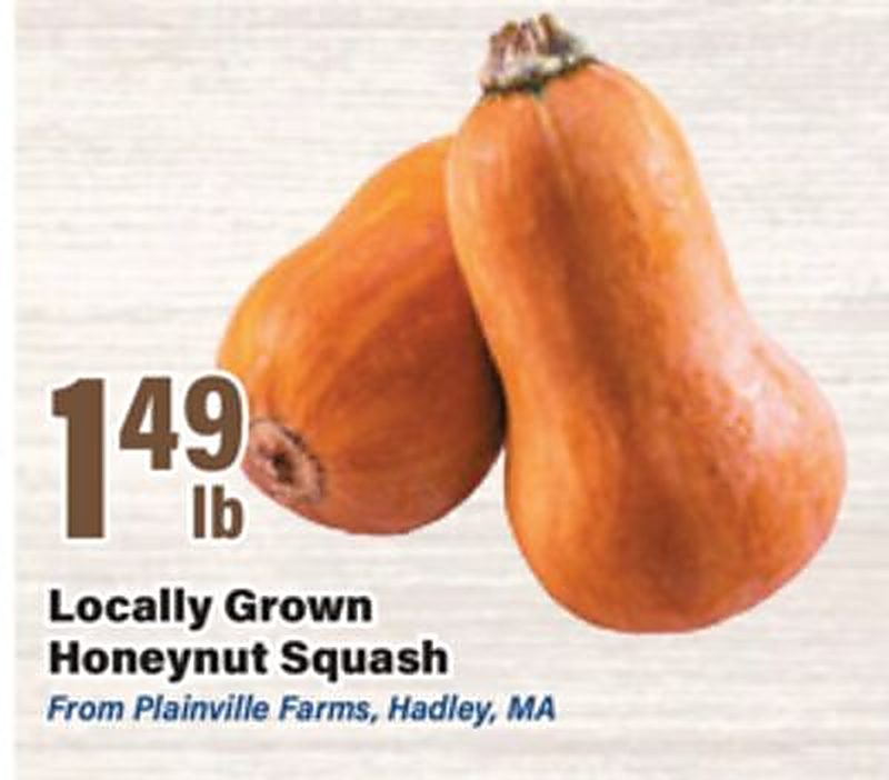 Locally Grown Honeynut Squash - Big Y weekly ad deal