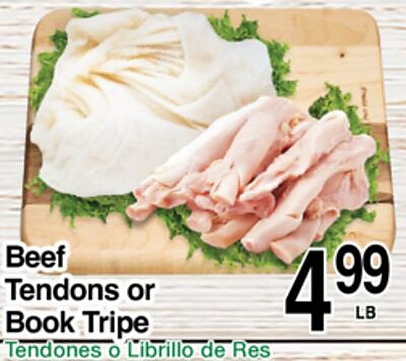 Beef Tendons or Book Tripe - Superior Grocers weekly ad deal