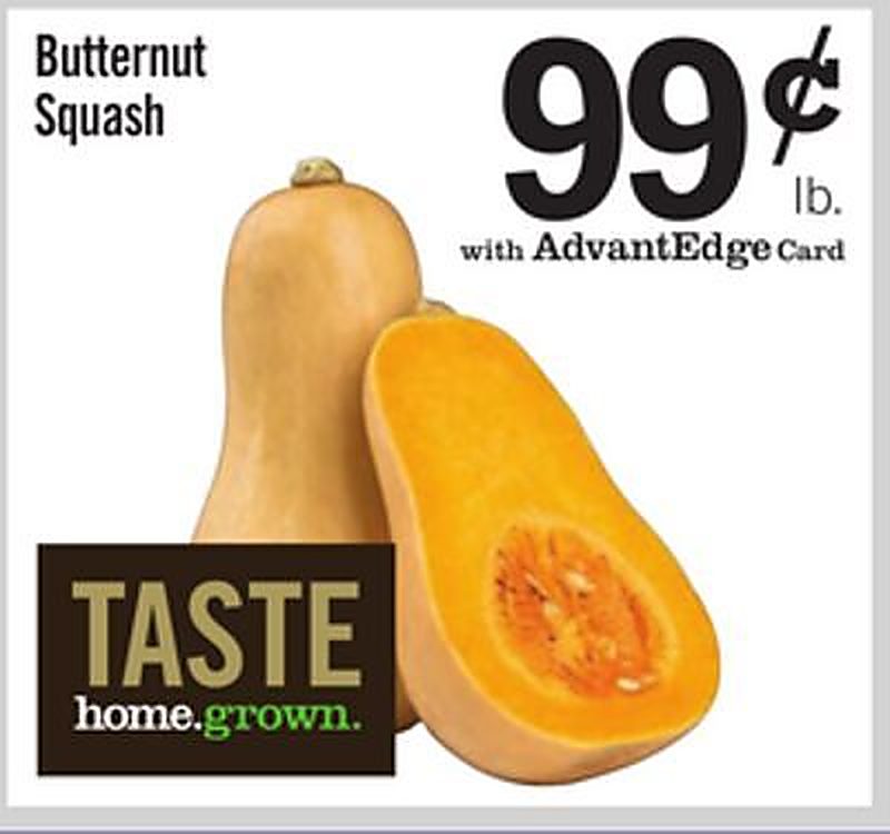 Butternut Squash - Price Chopper weekly ad deal
