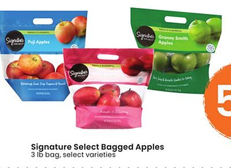 Signature Select Bagged Apples - Albertsons weekly ad deal