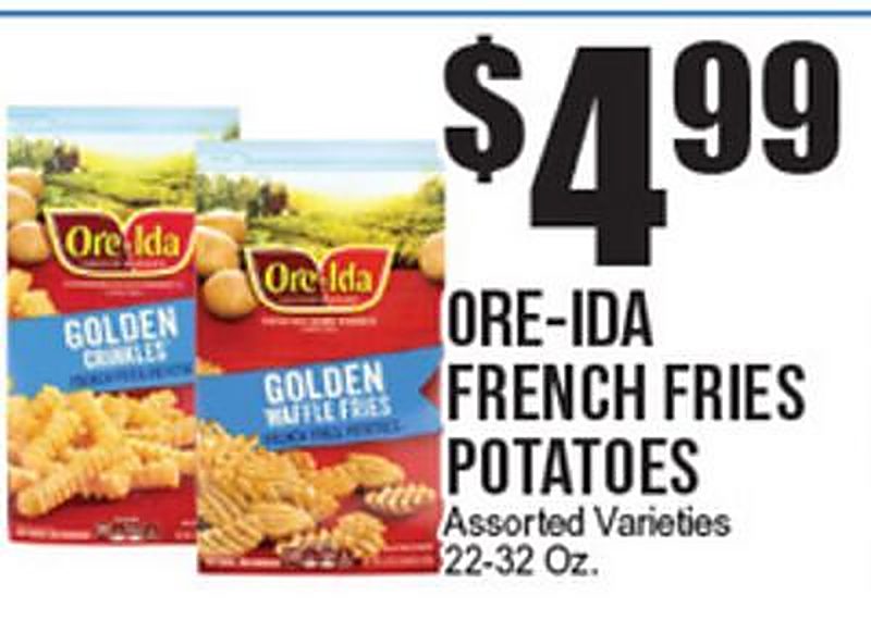 ORE-IDA FRENCH FRIES POTATOES - Extra Supermarket weekly ad deal