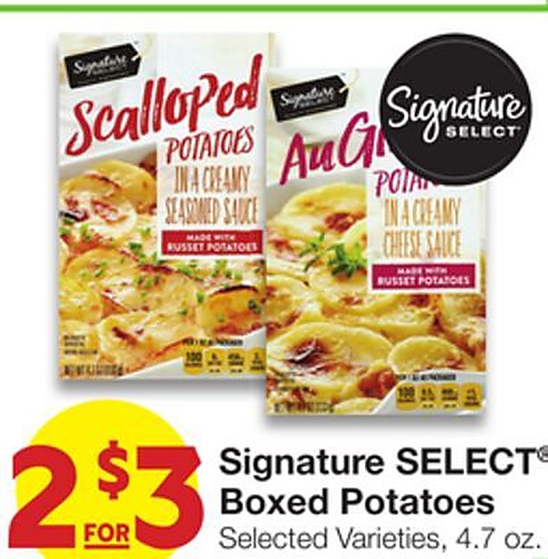 Signature SELECT® Boxed Potatoes - Market Street weekly ad deal