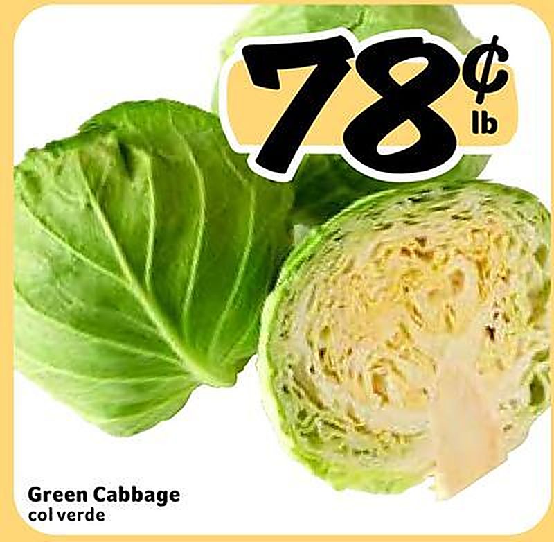 Green Cabbage / col verde - Fresco Y Mas weekly ad deal