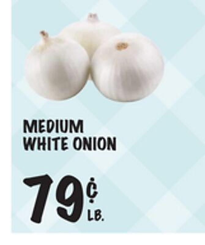 MEDIUM WHITE ONION - Foodarama weekly ad deal