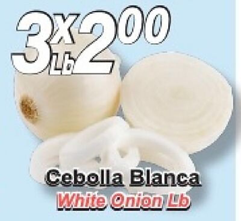 White Onion - El Mezquite Market weekly ad deal