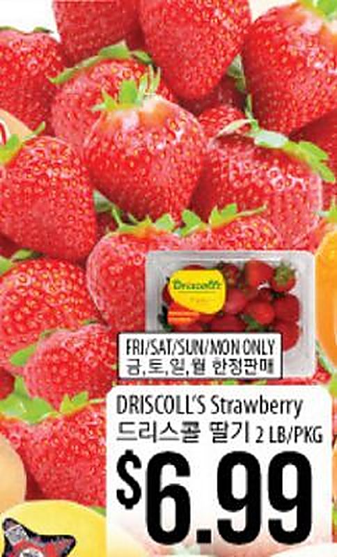 DRISCOLL'S Strawberry - H Mart weekly ad deal