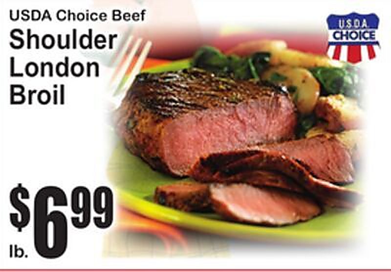 USDA Choice Beef Shoulder London Broil - Superfresh weekly ad deal