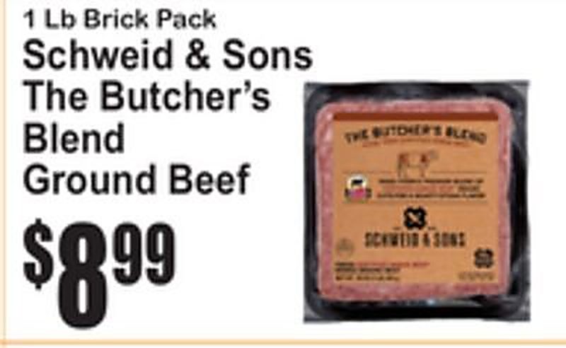 Schweid & Sons The Butcher's Blend Ground Beef - Superfresh weekly ad deal