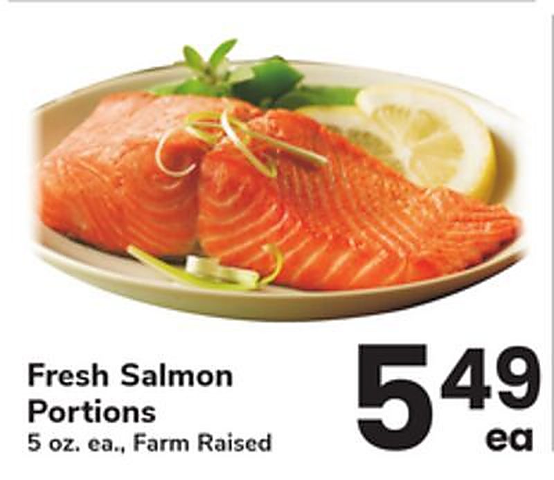 Fresh Salmon Portions - Safeway weekly ad deal