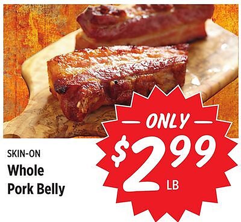 Whole Pork Belly - Rouses Markets weekly ad deal