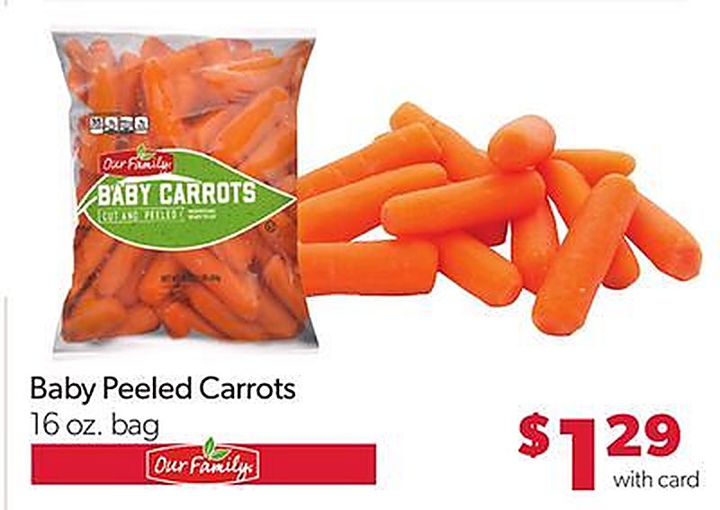 Baby Peeled Carrots - Family Fare weekly ad deal