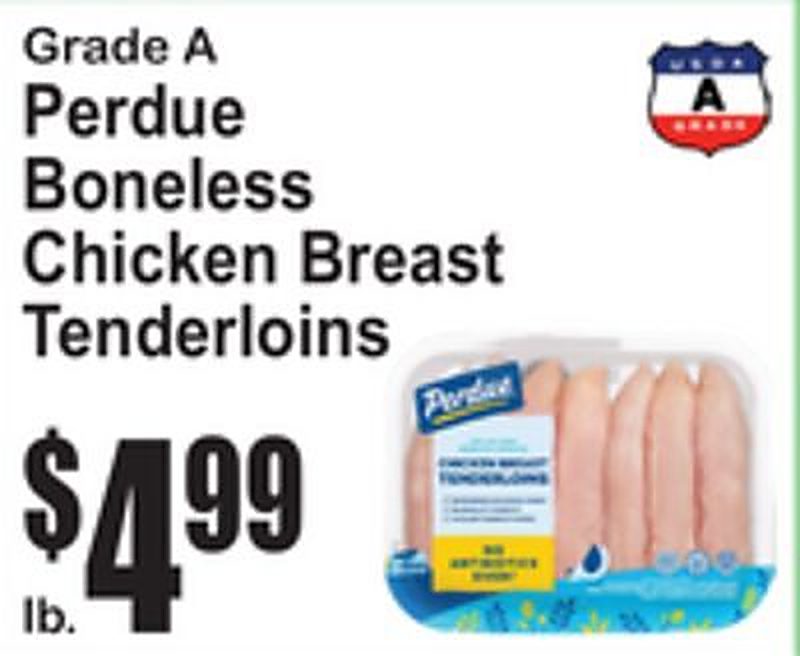 Perdue Boneless Chicken Breast Tenderloins - Superfresh weekly ad deal
