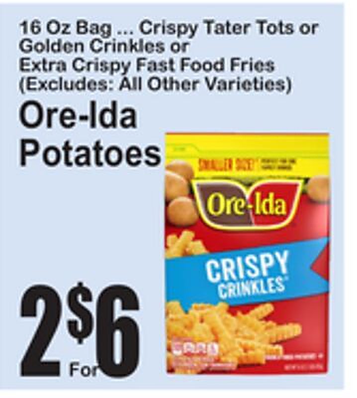 Ore-Ida Potatoes - Superfresh weekly ad deal