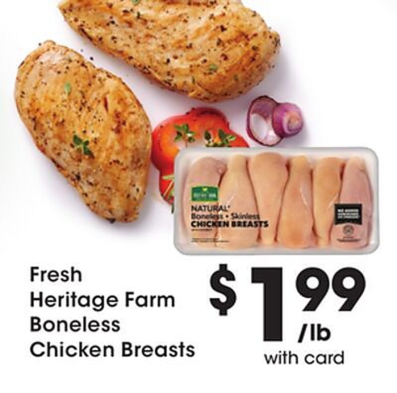 Fresh Heritage Farm Boneless Chicken Breasts - Fred Meyer weekly ad deal