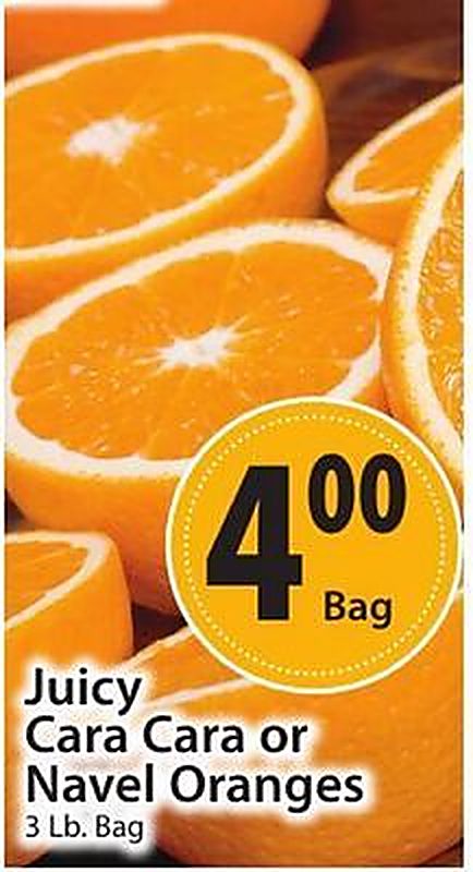 Juicy Cara Cara or Navel Oranges - West Side Marketplace weekly ad deal