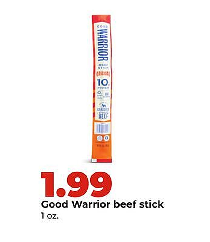 Good Warrior beef stick - Hy Vee weekly ad deal