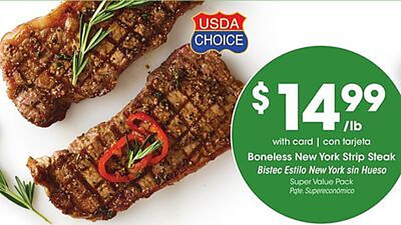 Boneless New York Strip Steak - Fry's Food Stores weekly ad deal