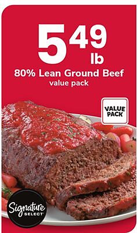80% Lean Ground Beef - Safeway weekly ad deal