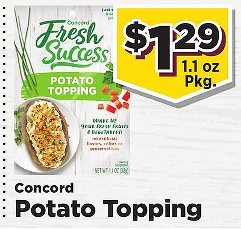 Concord Potato Topping - Food town Texas weekly ad deal