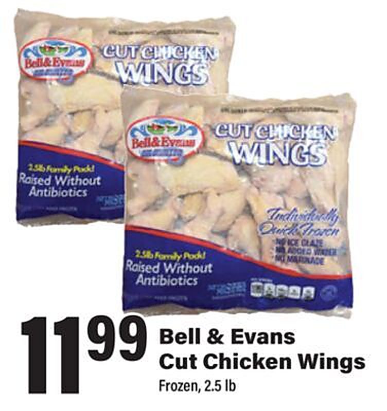 Bell & Evans Cut Chicken Wings - Big Y weekly ad deal