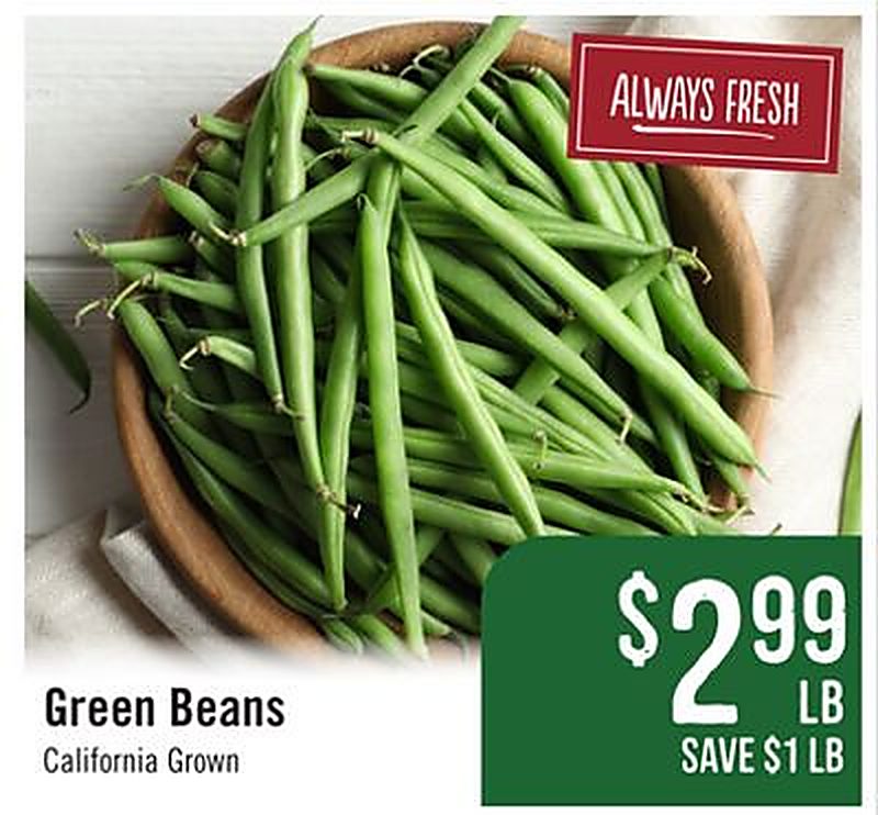 Green Beans - Haggen Food & Pharmacy weekly ad deal