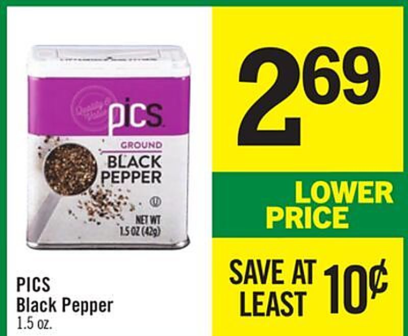 PICS Black Pepper - Price Chopper weekly ad deal