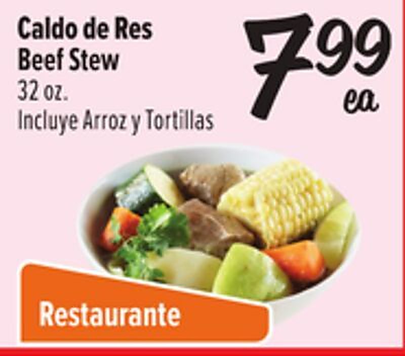 Caldo de Res / Beef Stew - Fiesta Mart weekly ad deal