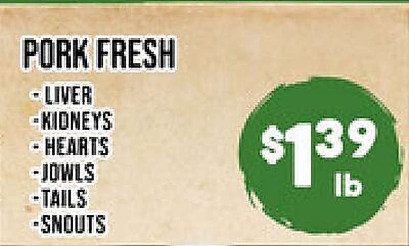 PORK FRESH - Park Packing weekly ad deal