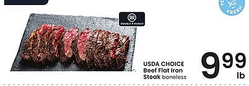 USDA CHOICE Beef Flat Iron Steak - Albertsons weekly ad deal