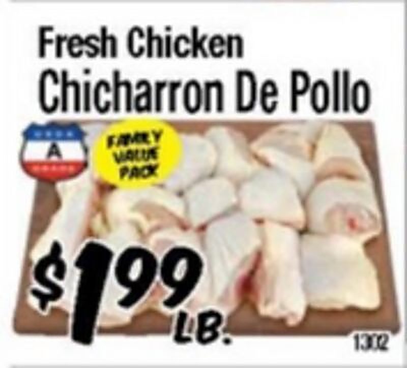 Fresh Chicken Chicharron De Pollo - Western Beef weekly ad deal