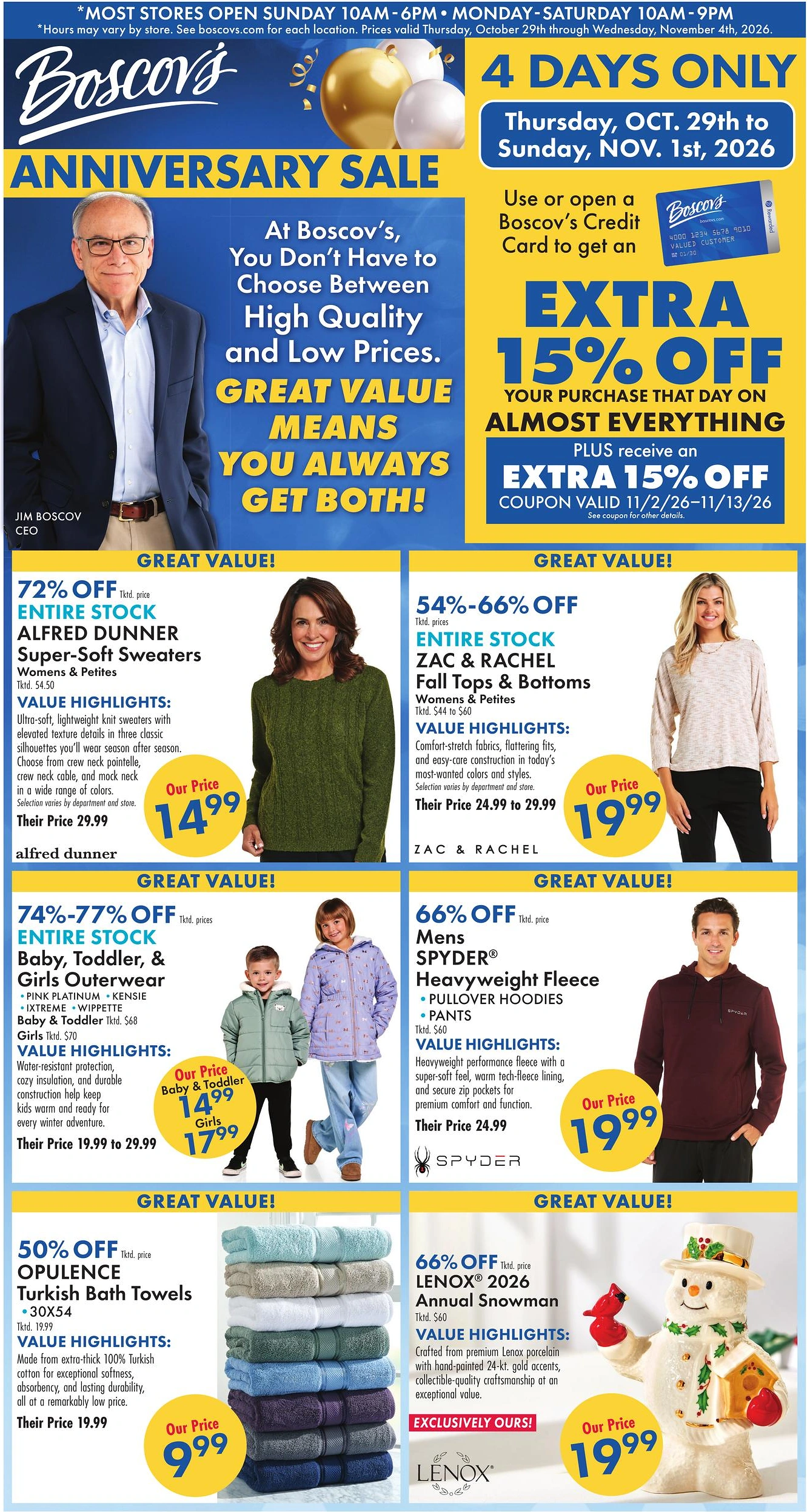Boscovs Boscov’s Weekly - Page 1