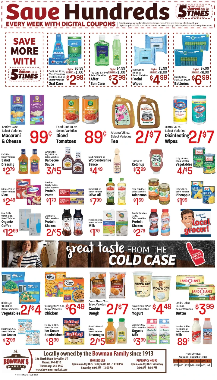 Bowman's Market Bowman's Market Ad Aug 26- Sept 1, 2026 - Page 4