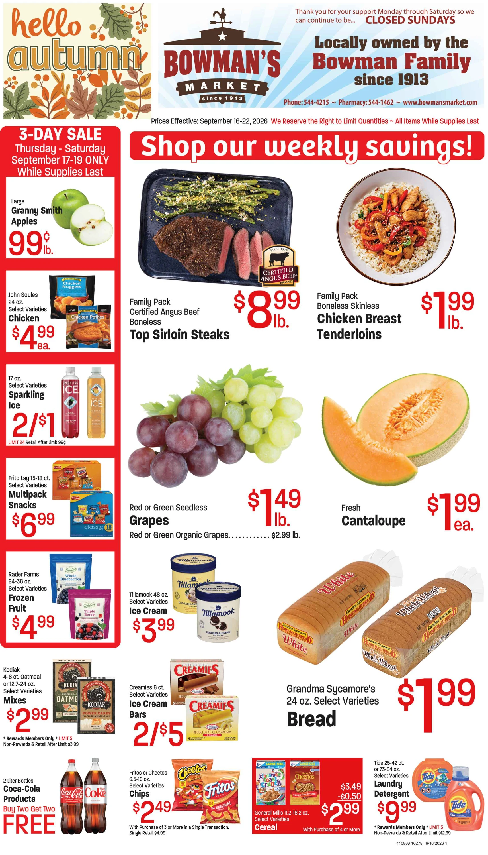 Bowman's Market Bowman's 9/16/26 - Page 1