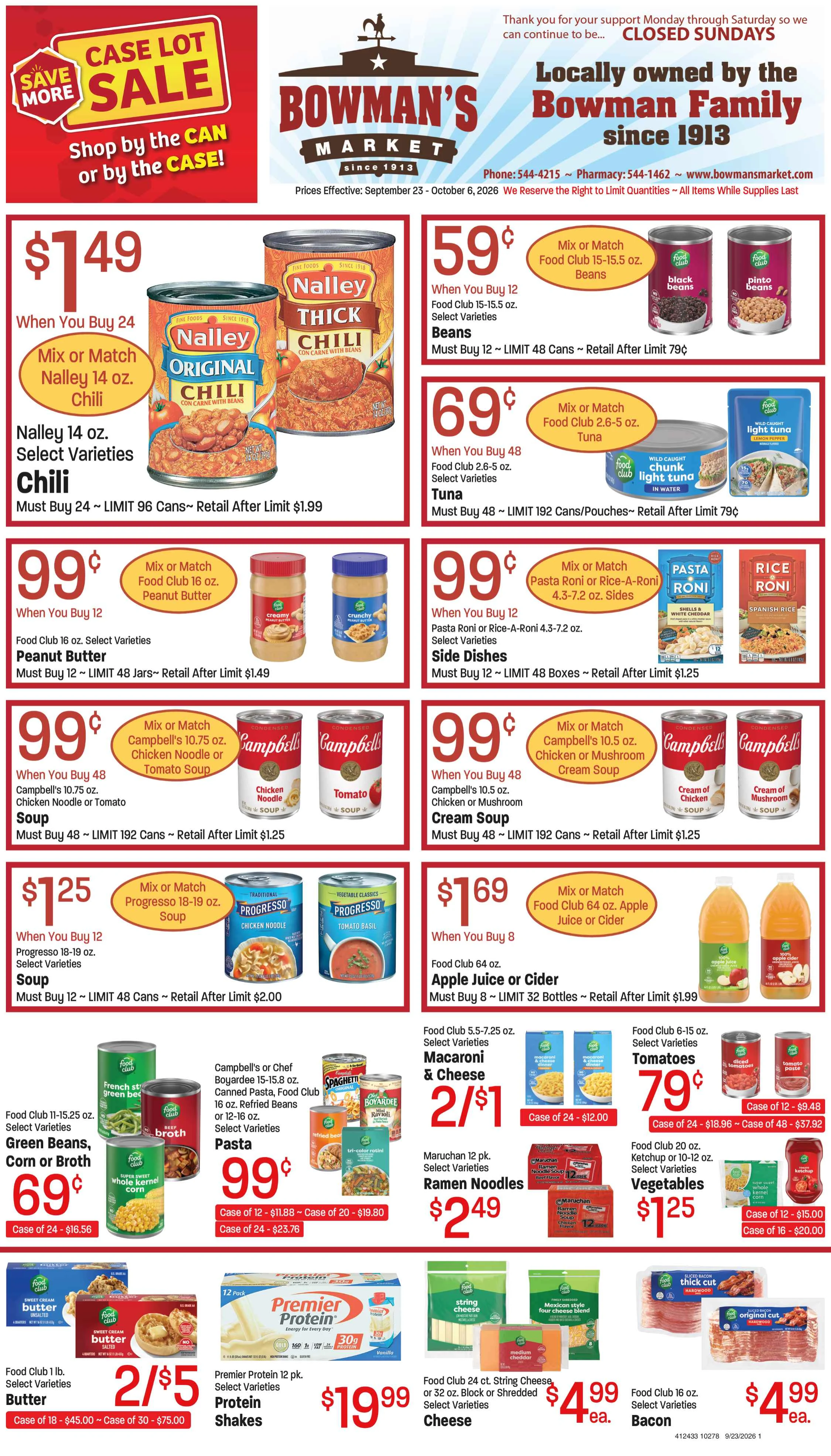Bowman's Market Bowman's Sept 23, 2026 - Page 1