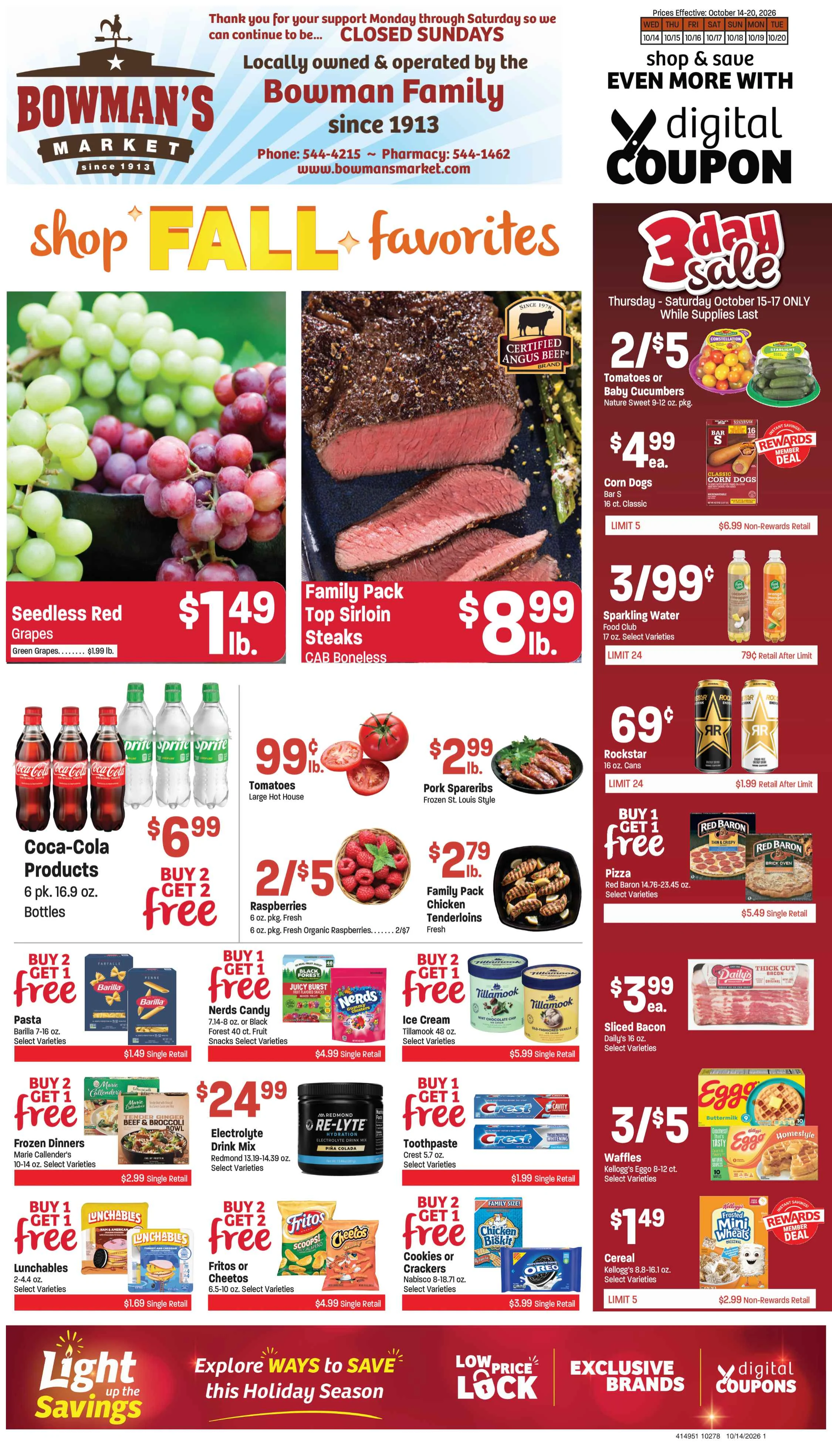 Bowman's Market Bowman's October 14, 2026 - Page 1