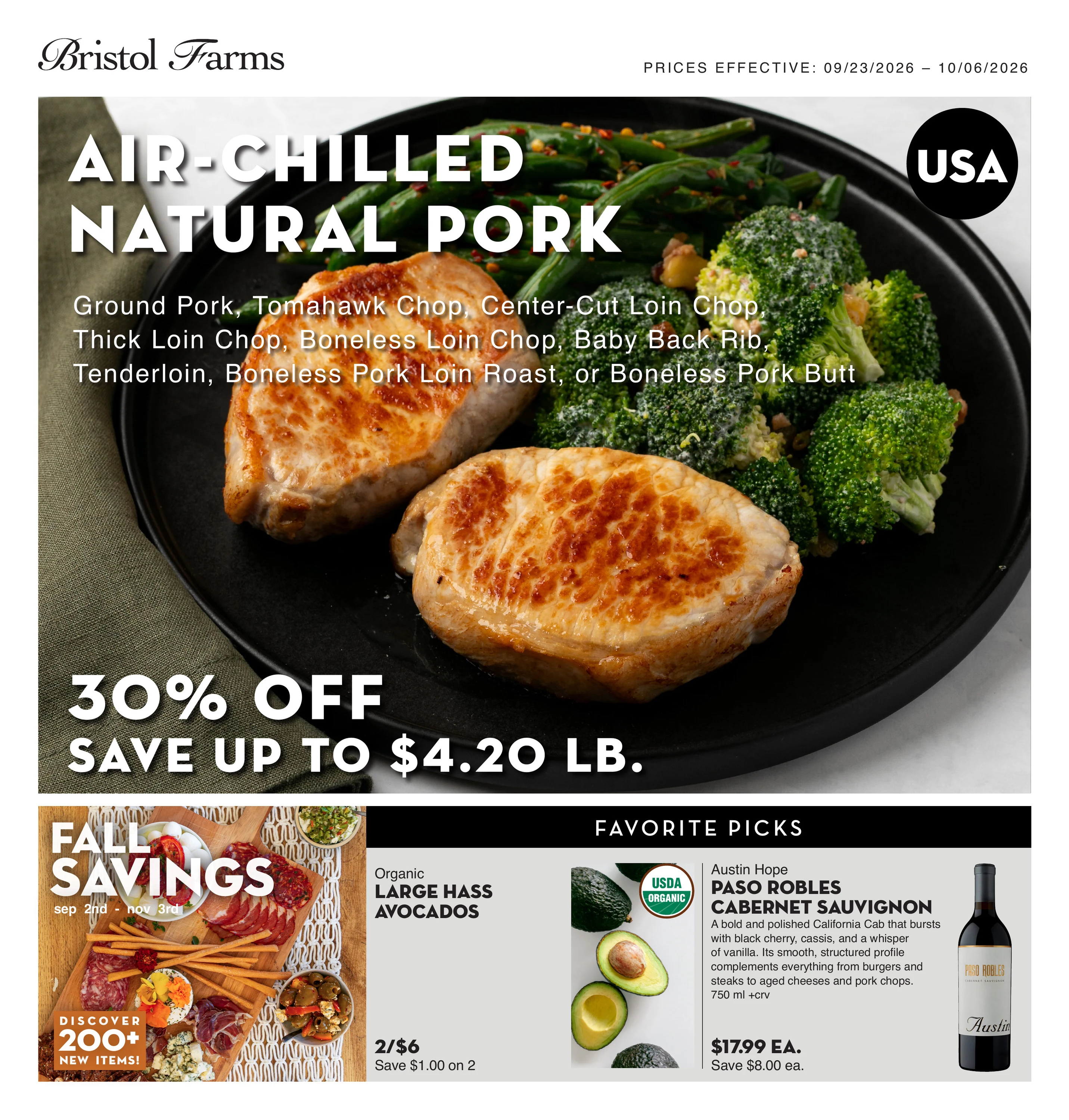 Bristol Farms Biweekly Ad - Page 1