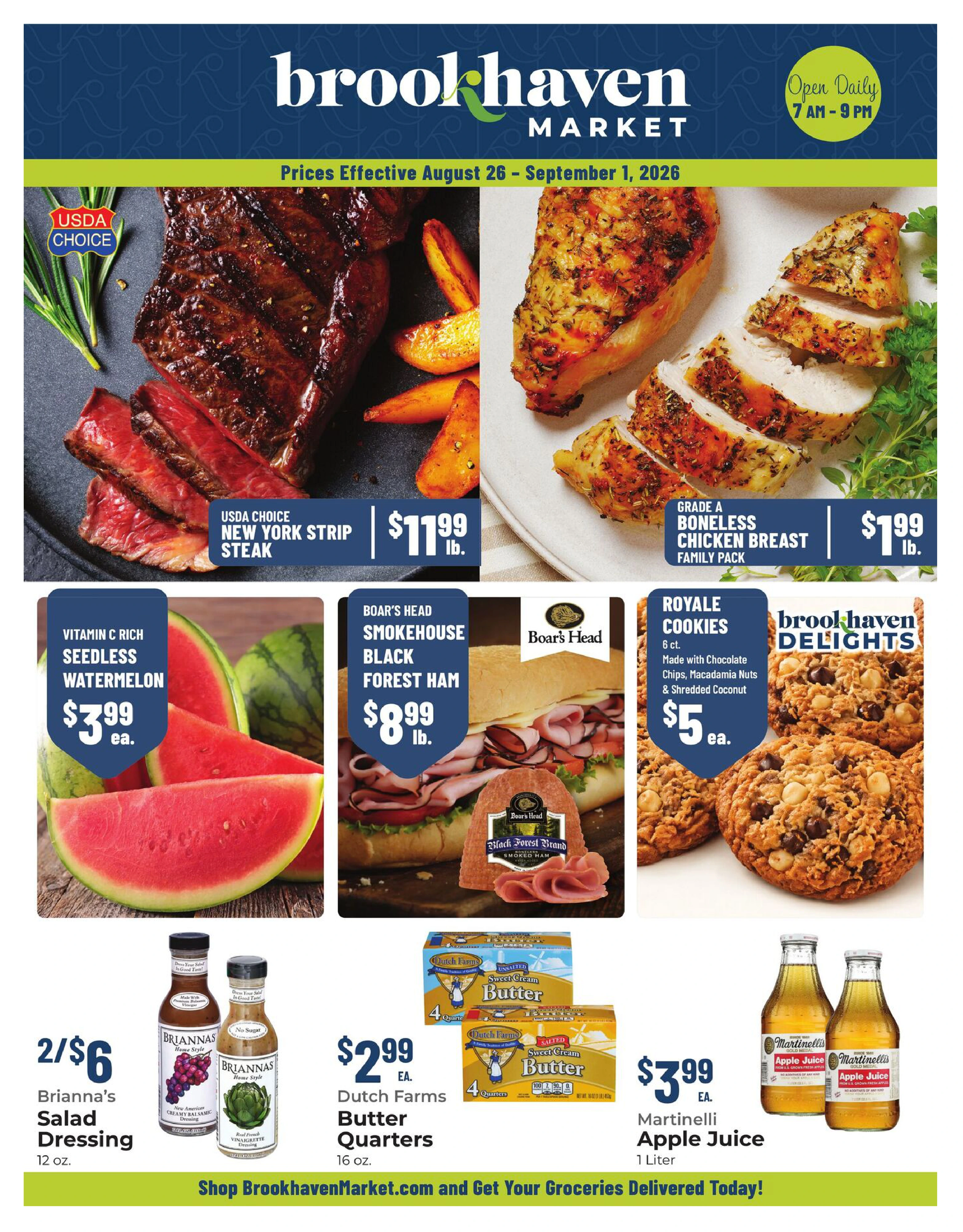 Brookhaven Market Weekly Ad - Page 1