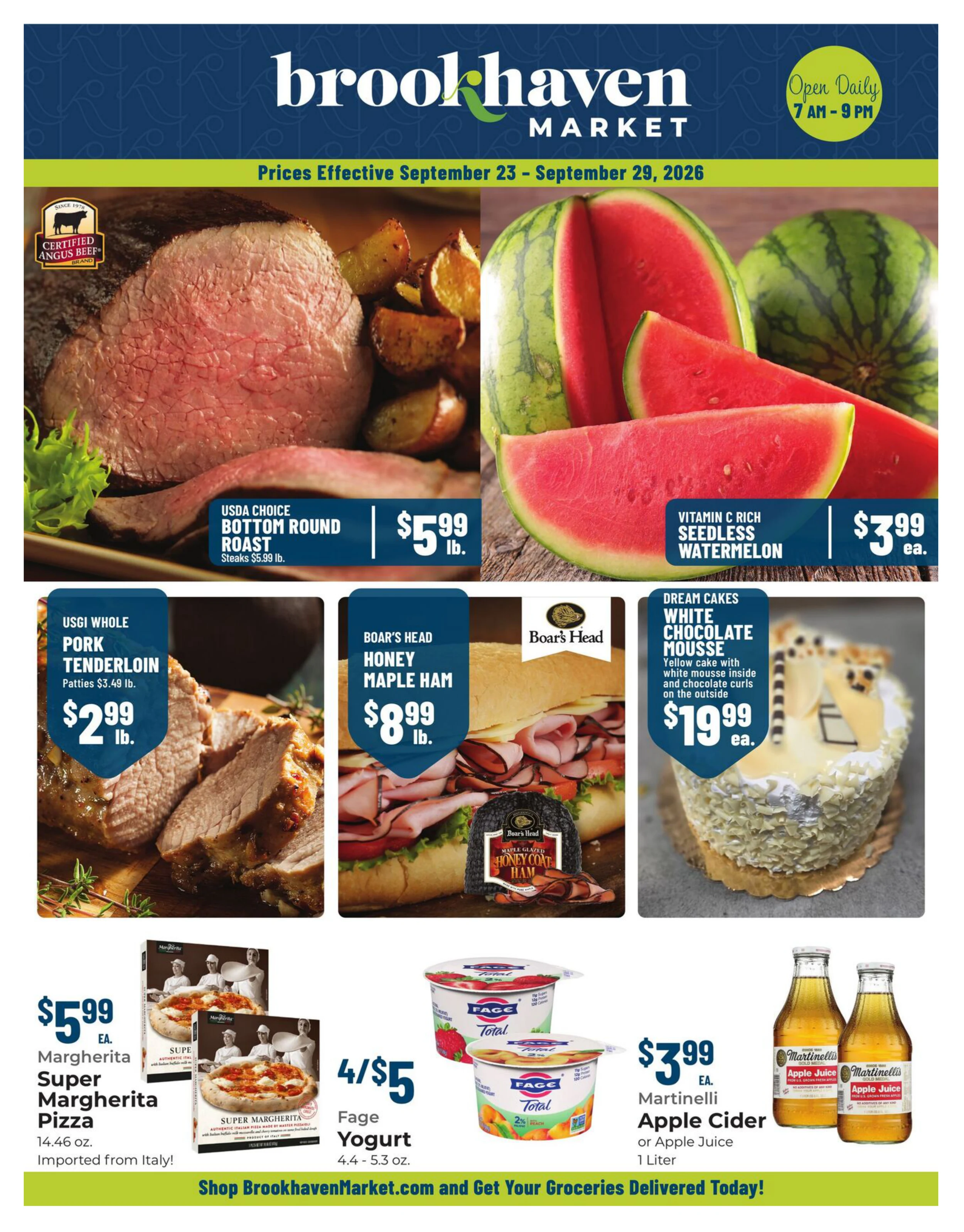 Brookhaven Market Weekly Ad - Page 1