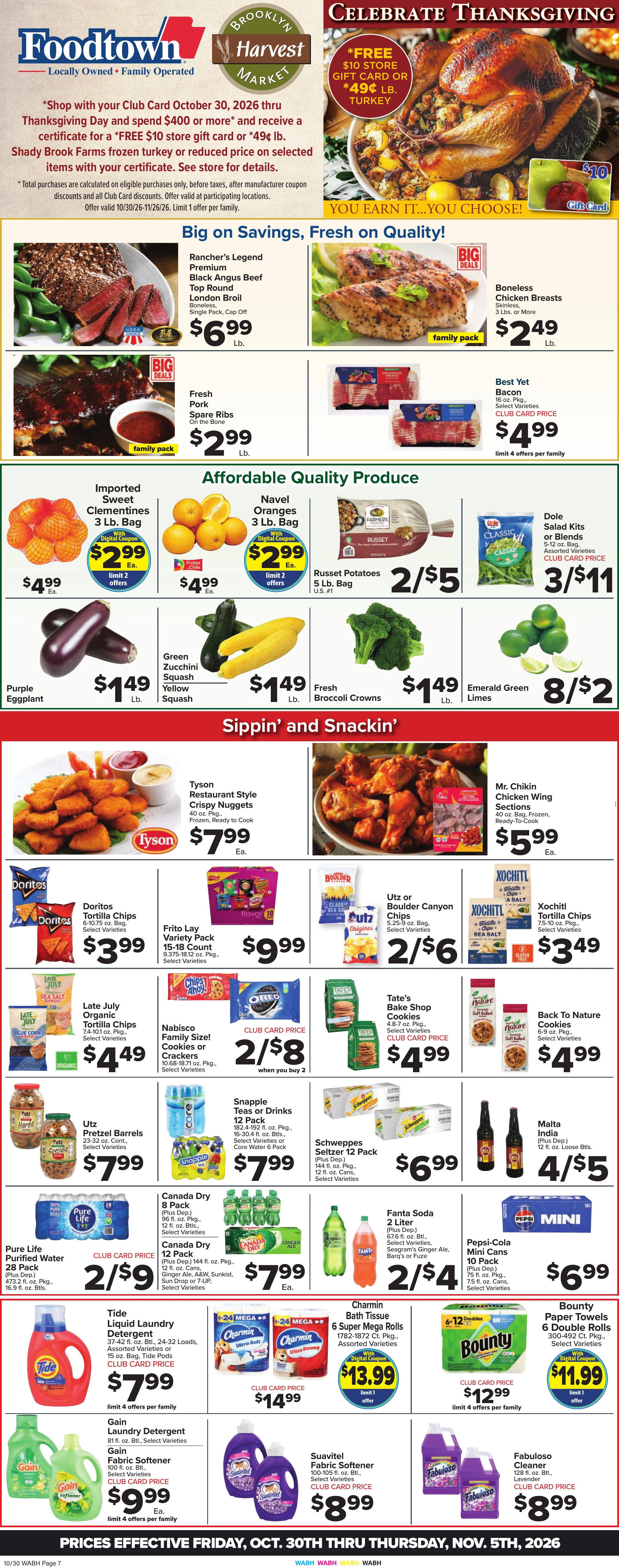 Brooklyn Harvest Weekly Ad - Page 1