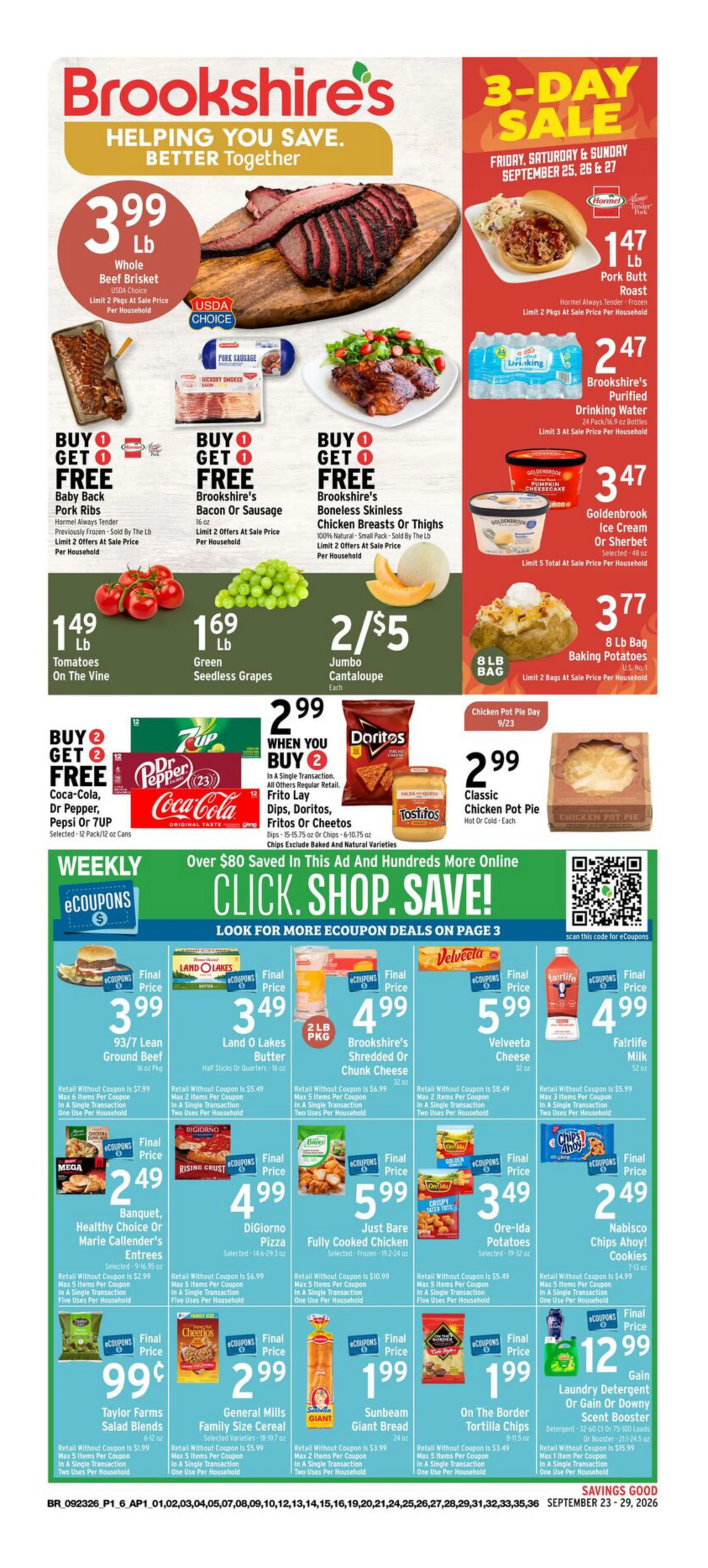 Brookshire's Weekly Circular - Page 1