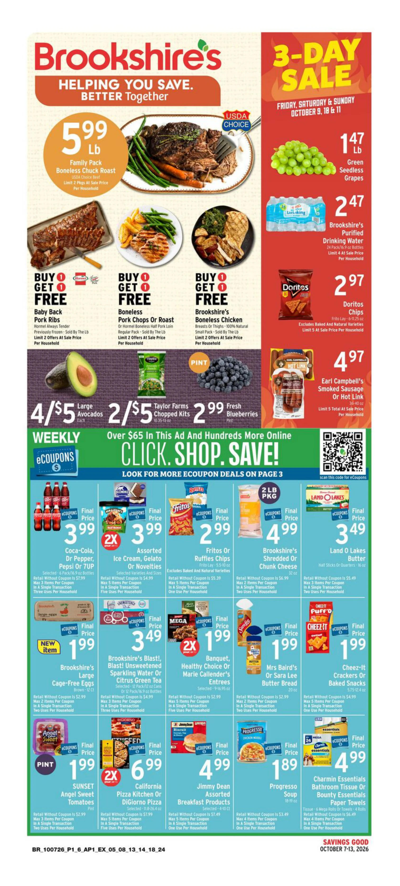 Brookshire's Weekly Circular - Page 1