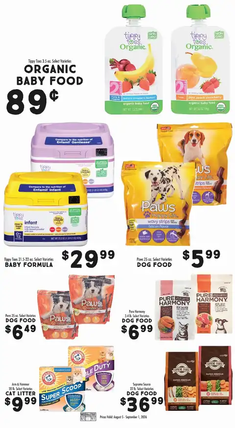 Broulim's Monthly Ad August 5th - September 1st, 2026