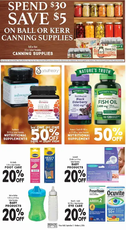 Broulim's BOGO Ad September 2nd - September 8th, 2026
