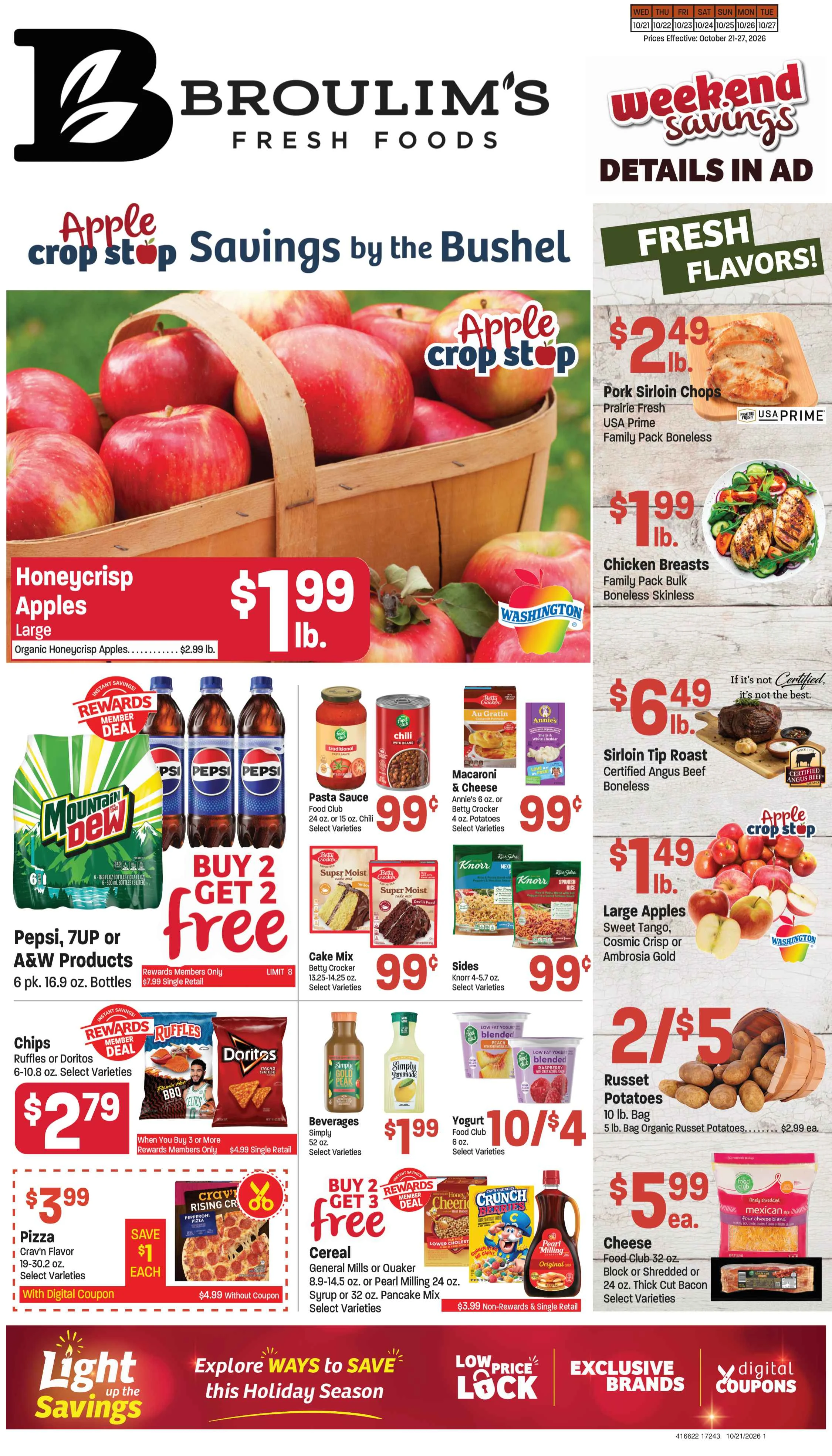 Broulim's Broulim's Ad October 21st - October 27th, 2026 - Page 1