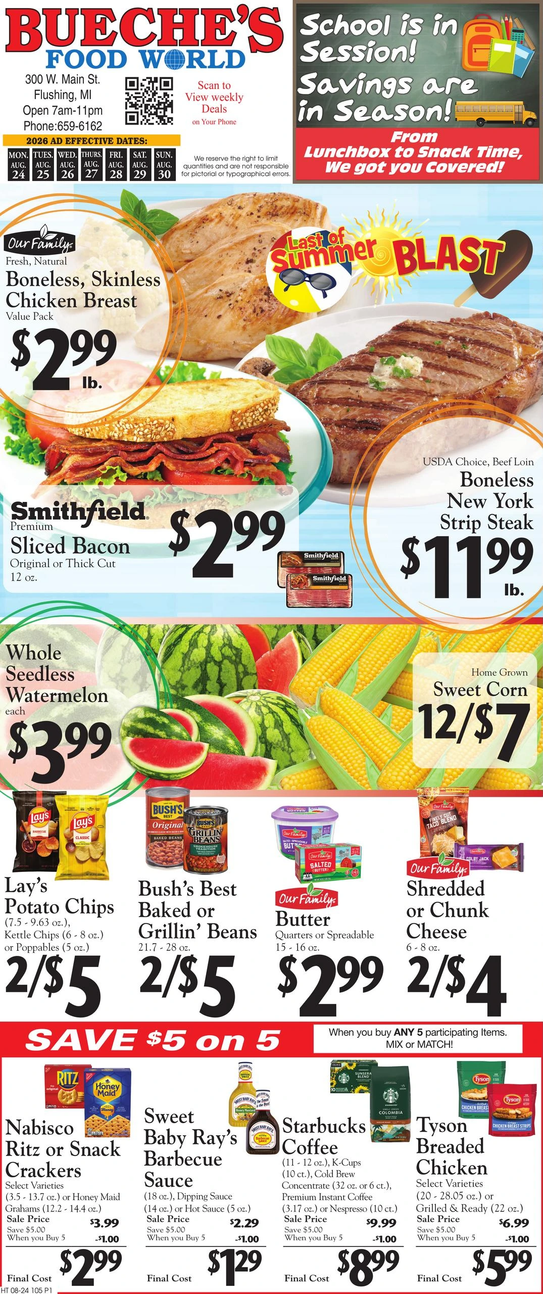 Bueche's Food World Weekly - Page 1