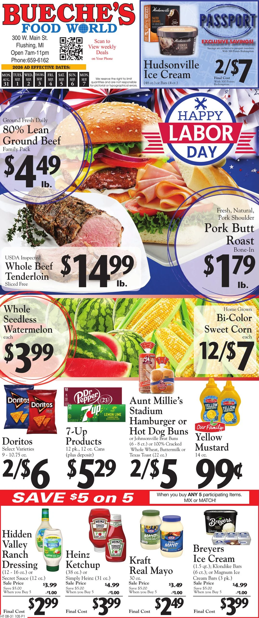 Bueche's Food World Weekly - Page 1