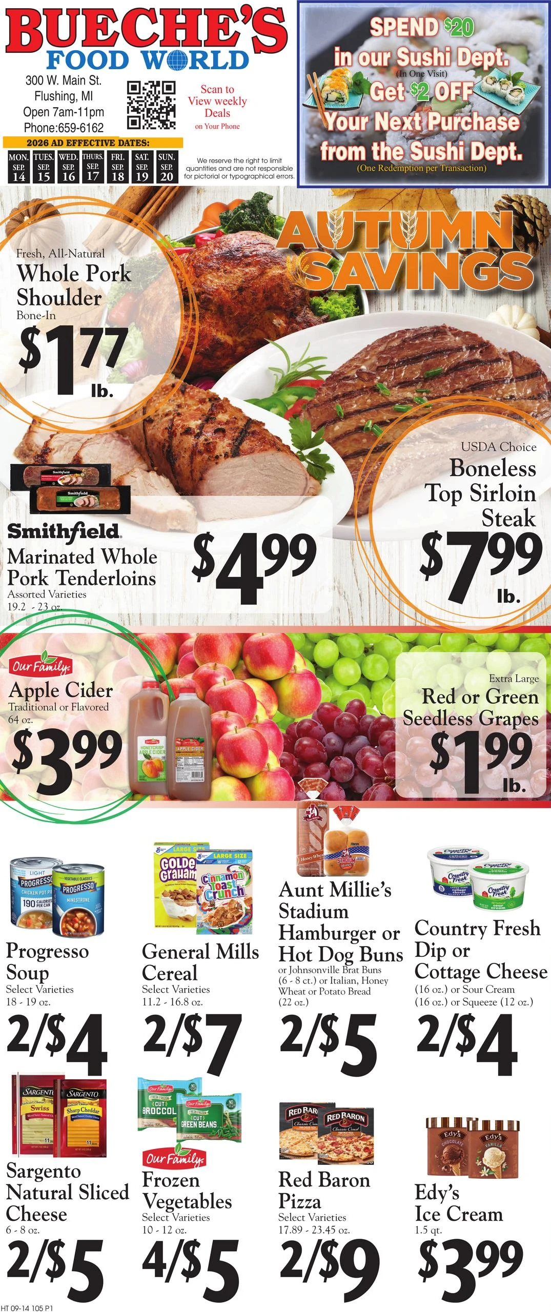 Bueche's Food World Weekly - Page 1