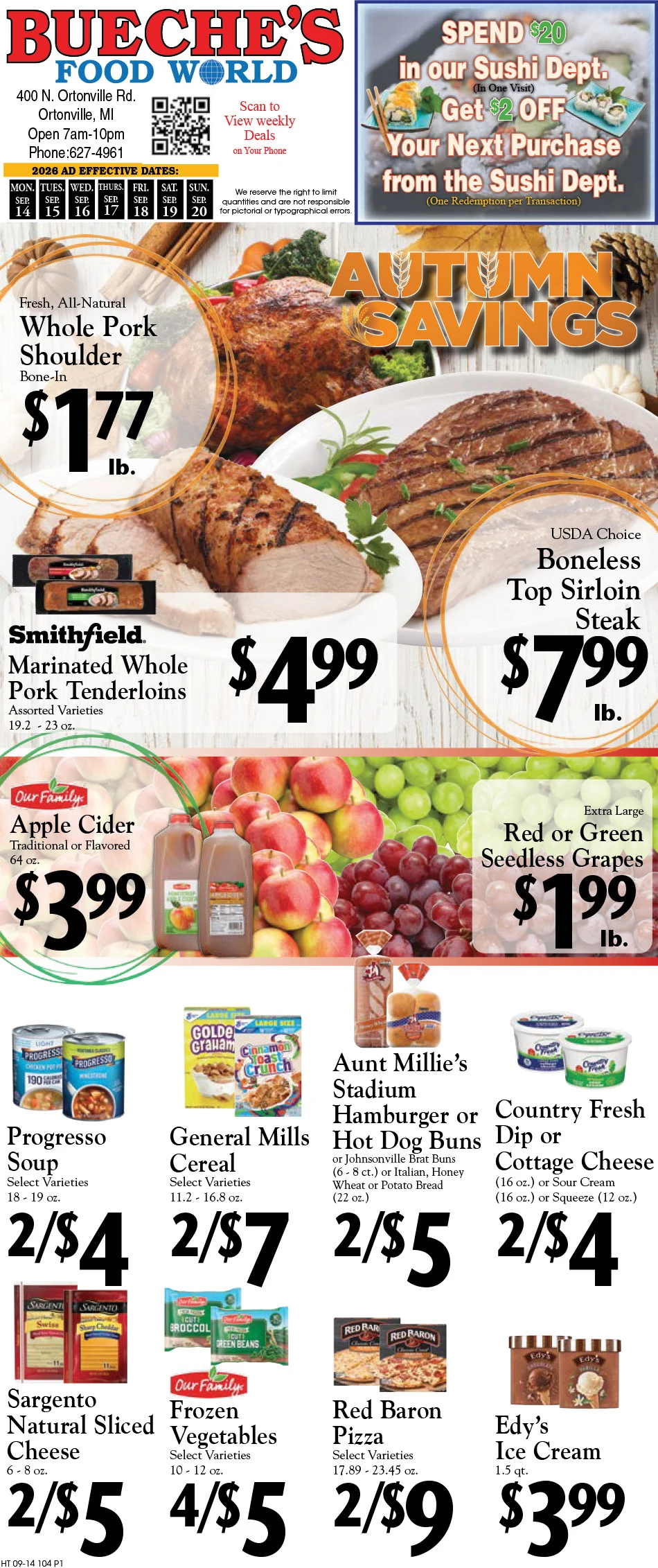 Bueche's Food World Weekly Specials - Page 1